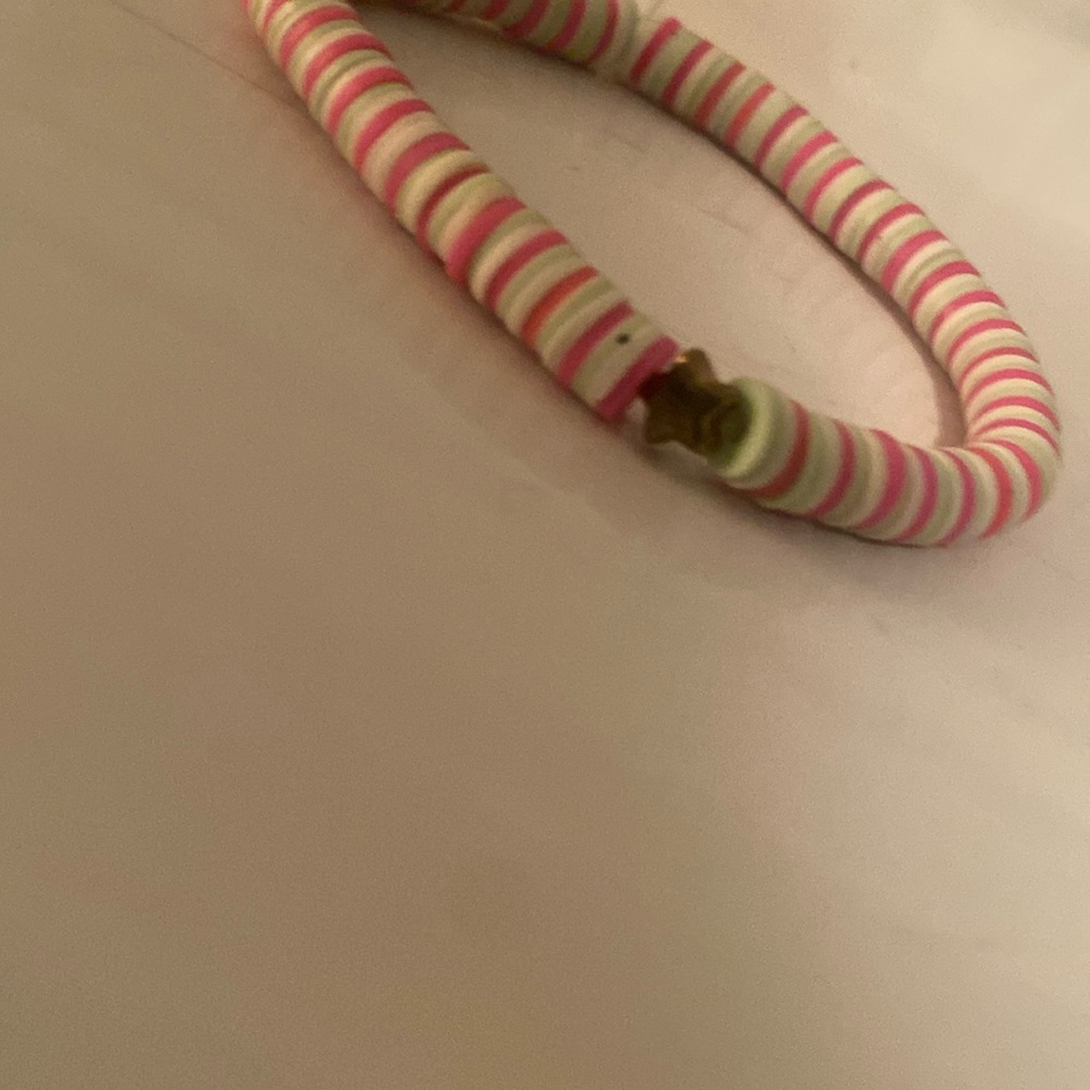 Clay bead bracelet